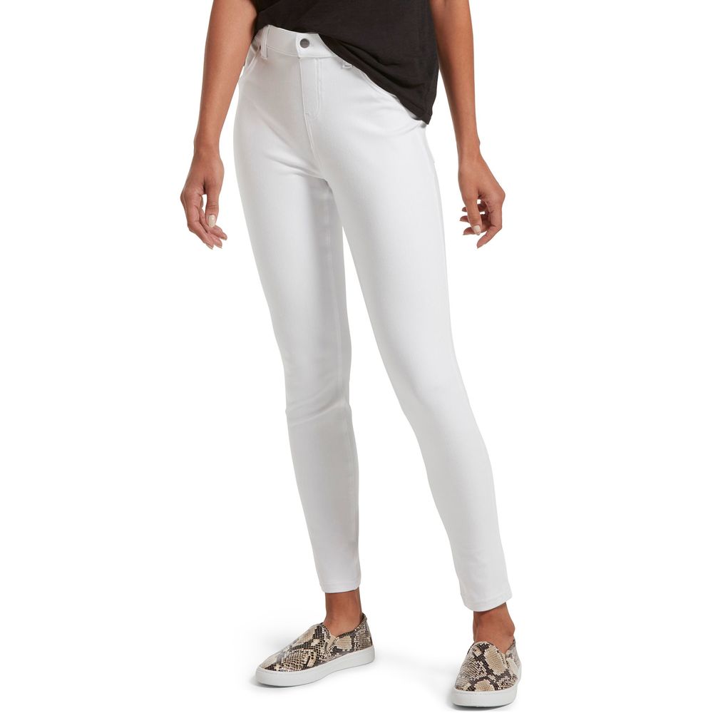 Hue Women's High Waist Denim Leggings White